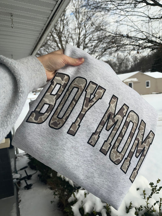 camo boy mom