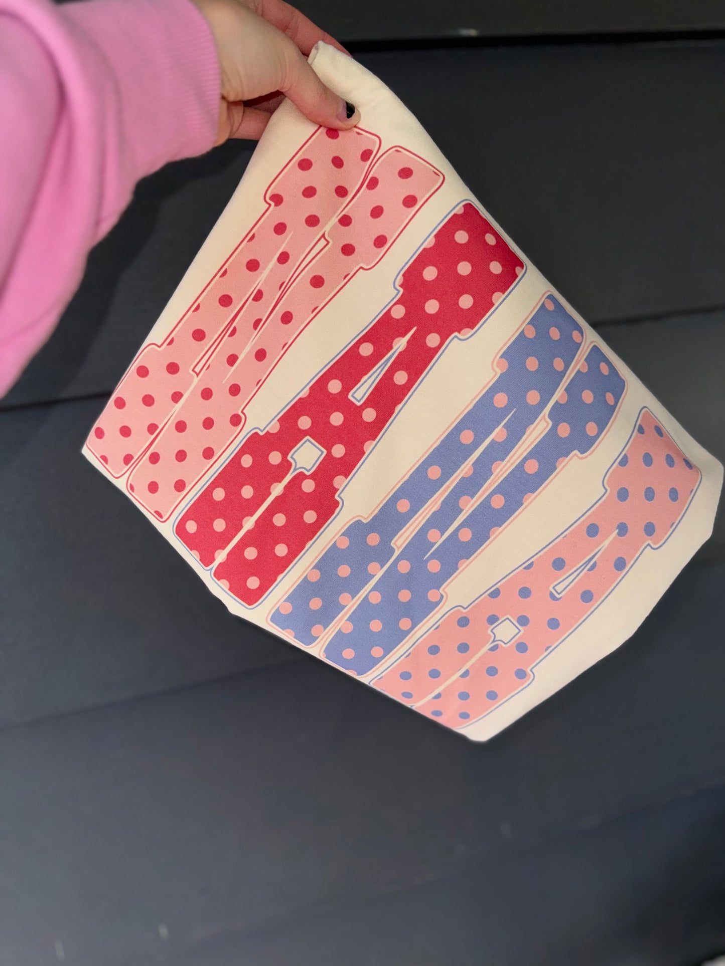 polka dot nana comfort color
