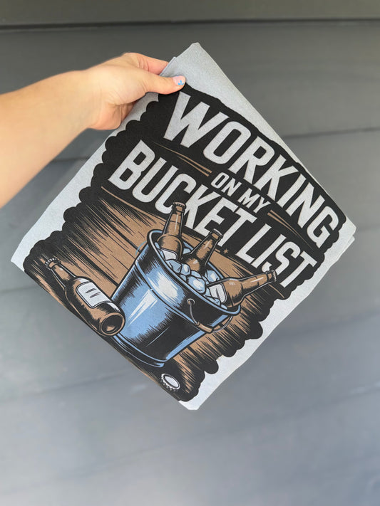 working on my bucket list