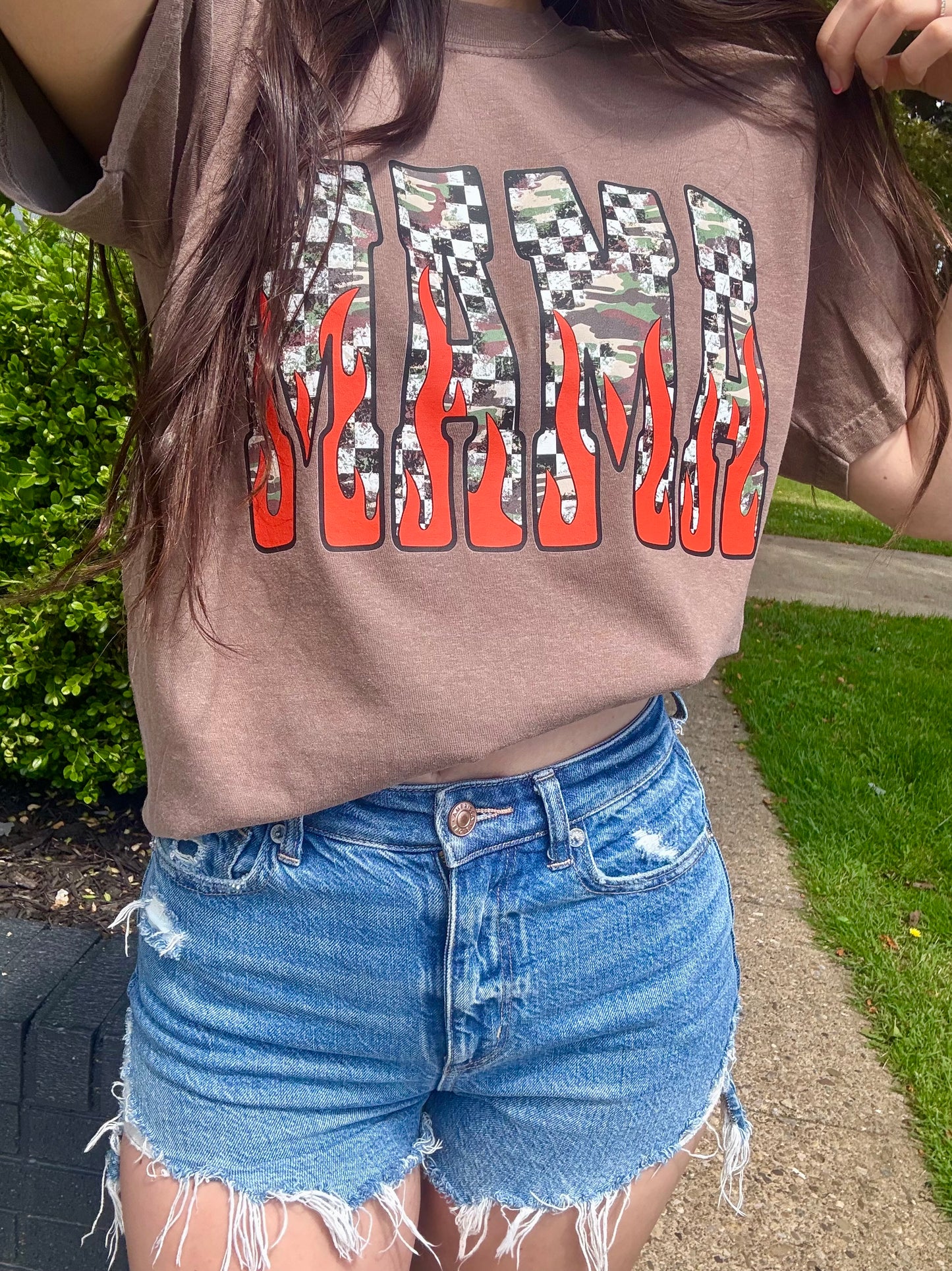 mama camo flame